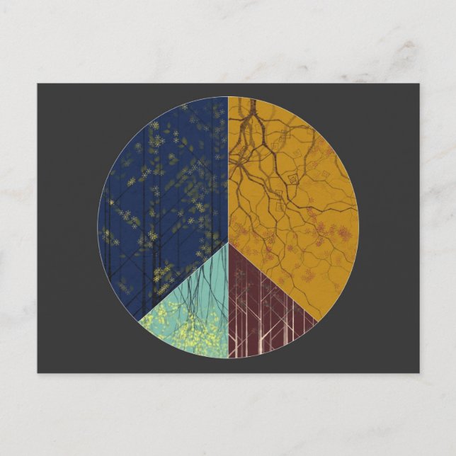 Friedensforst Postkarte (Vorderseite)