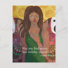 Friedensfotografie Feiertagspostkarte