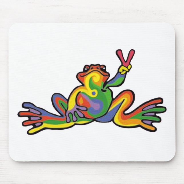 Friedensfrosch Mousepad (Vorne)