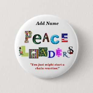 Friedensführer-Knopf Button