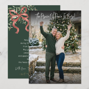 Friedensfürst Bogen Hand Schrift Foto Weihnachten