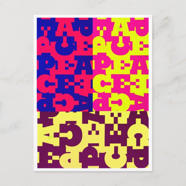 Friedensgestaltung Postkarte (Vorderseite)