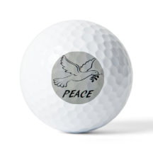 Friedensgolfball Taube