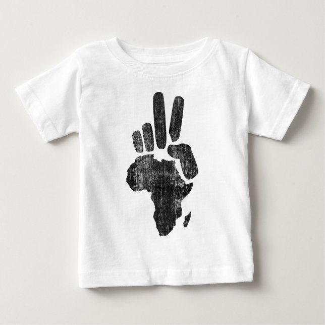 Friedenshand Darfurs Afrika Baby T-shirt (Vorderseite)