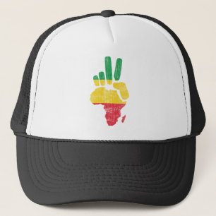 Friedenshand Darfurs Afrika Truckerkappe