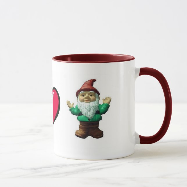 FriedensherzGnome durch FreeWitch Wecker-Tasse Tasse (Rechts)