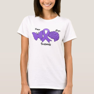 FRIEDENSHOFFNUNG Lila Multifunktionsgedächtnis T-Shirt