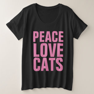 FRIEDENSKATZEN CAT-T - Shirt LIEBE