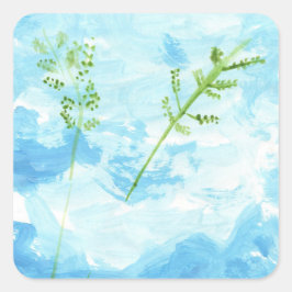 Friedenskleber Quadratischer Aufkleber