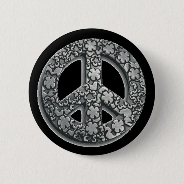 Friedensknopf Button (Vorderseite)