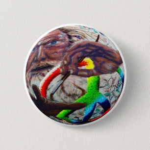 Friedenskünstler auf Bereich Button