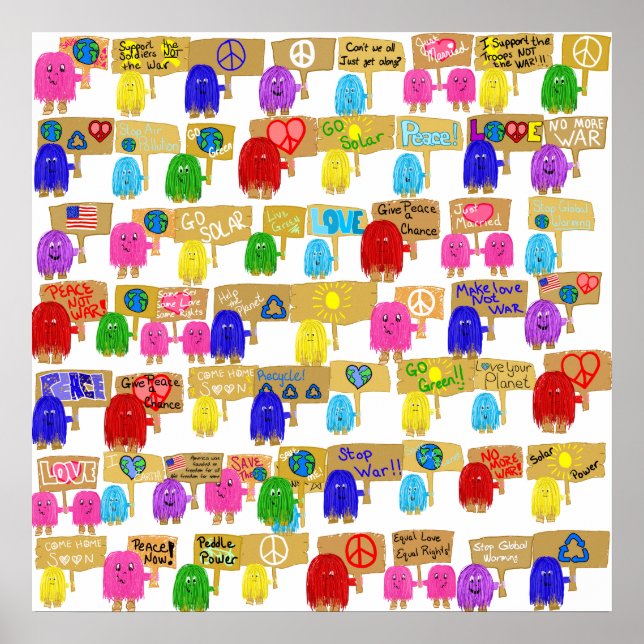 Friedensleute Poster (Vorne)