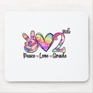 Friedensliebe 2. Klasse Tie-Dye Zurück zur Schule  Mousepad
