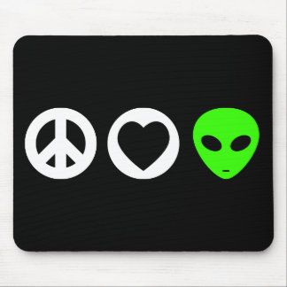FriedensLiebe-alien Mousepad