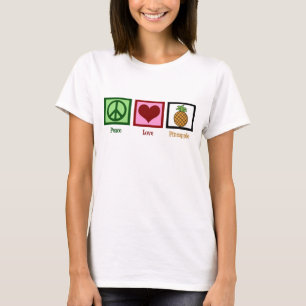 FriedensLiebe-Ananas-Frauen T-Shirt