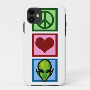 FriedensLiebe-Außerirdische iPhone 11 Hülle