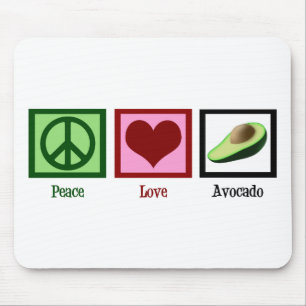 FriedensLiebe-Avocado Mousepad