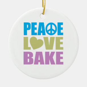 FriedensLiebe backen Keramikornament