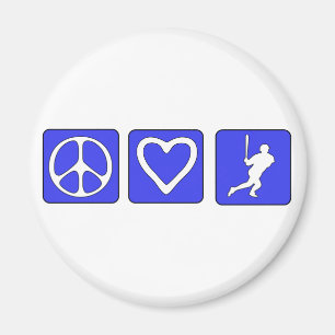 FriedensLiebe-Baseball Magnet