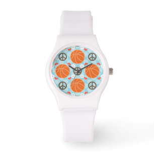 FriedensLiebe-Basketball Armbanduhr