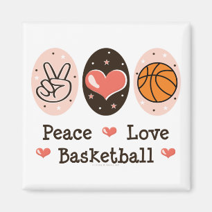 FriedensLiebe-Basketball-Magnet Magnet