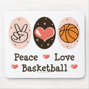 FriedensLiebe-Basketball Mousepad