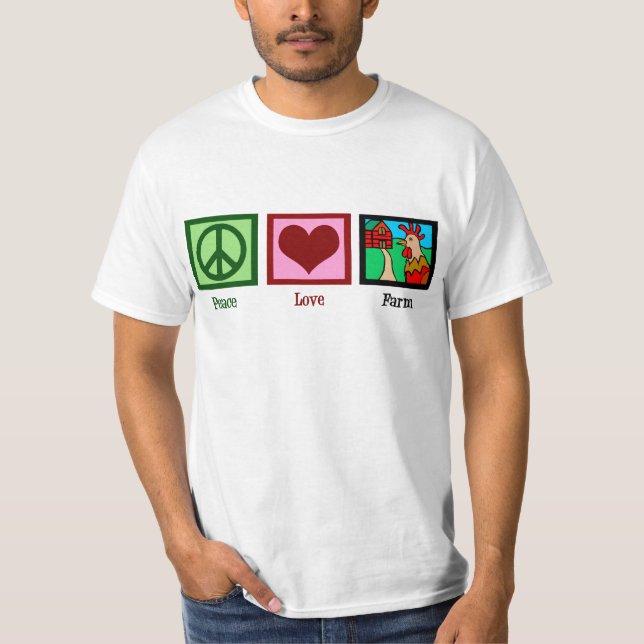 FriedensLiebe-Bauernhof T-Shirt (Vorderseite)