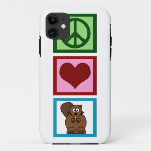 FriedensLiebe-Biber iPhone 11 Hülle