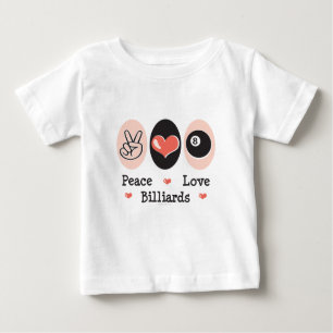 FriedensLiebe-Billard-Baby-T - Shirt