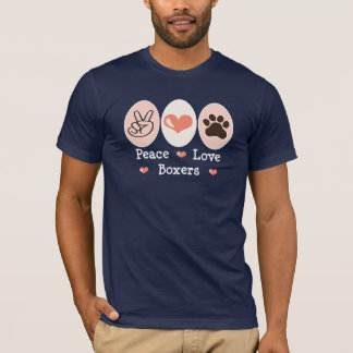 FriedensLiebe-Boxer-T-Shirt T-Shirt