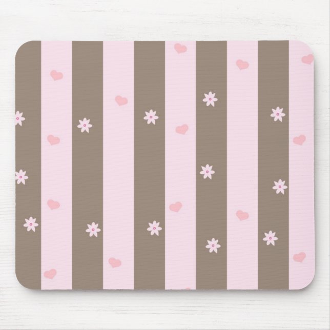 FriedensLiebe-Büro-Party dankt dem bunten Muster Mousepad (Vorne)