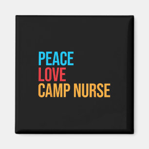 Friedensliebe-Camp-Krankenschwester Magnet