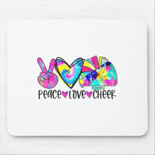 Friedensliebe Cheer-Shirt Tie Dye Cheerleading Che Mousepad