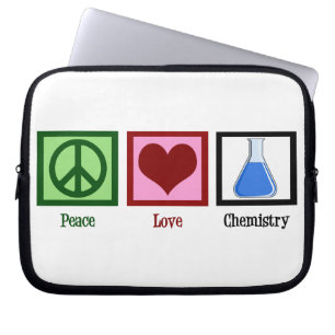 FriedensLiebe-Chemie Laptopschutzhülle