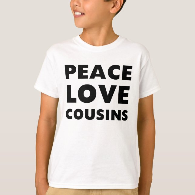 FriedensLiebe-Cousins T-Shirt (Vorderseite)