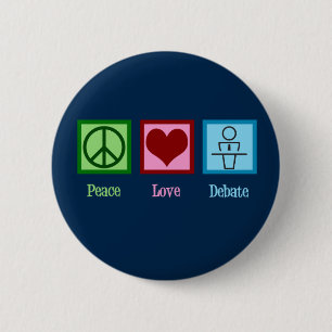 FriedensLiebe-Debatten-Team Button