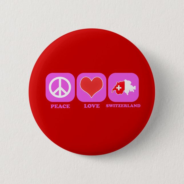 FriedensLiebe die Schweiz Button (Vorderseite)