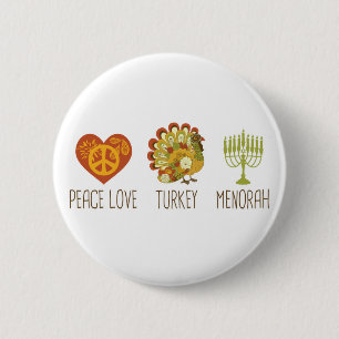 FriedensLiebe die Türkei Menorah Button