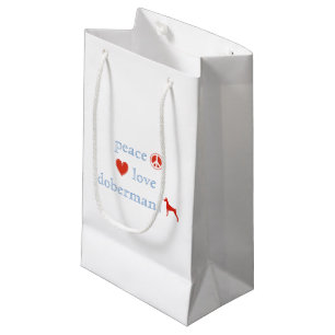 FriedensLiebe-Dobermann Kleine Geschenktüte