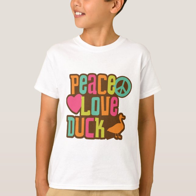FriedensLiebe-Ente T-Shirt (Vorderseite)