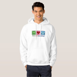FriedensLiebe-Epidemiologie - cooler Epidemiologe Hoodie