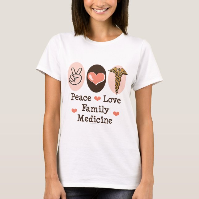 FriedensLiebe-Familien-Medizin-T - Shirt (Vorderseite)