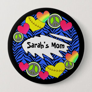 FriedensLiebe Fastpitch Flair-Knöpfe Button