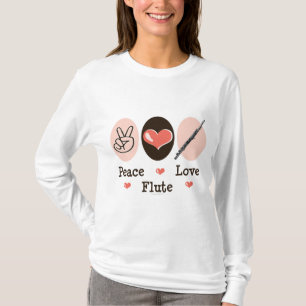 FriedensLiebe-FlöteHoodie T-Shirt