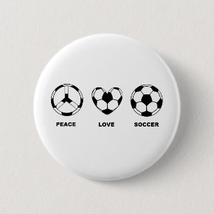 FriedensLiebe-Fußball Button