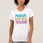 FriedensLiebe gelesen T-Shirt<br><div class="desc">FriedensLiebe las…, was sonst Sie im Leben brauchen? Perfektes Geschenk für irgendeinen Lesesüchtigen. Sie ist nicht, wenn Sie ein Bibliothekar sind, Sie ist ein Leselehrer von Bedeutung, sind- Sie ein Major der englischen Literatur in der Uni, Sie Liebe, für Schule zu lesen, oder für Spaß, haben Sie eine enorme Sammlung...</div>