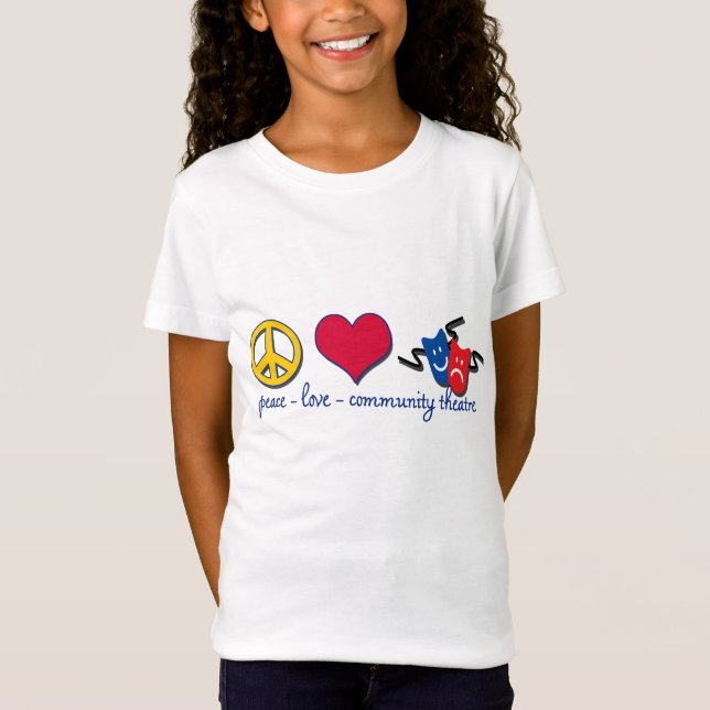FriedensLiebe-Gemeinschaftstheater T-Shirt (Vorderseite)
