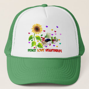 FriedensLiebe-Gemüse Truckerkappe