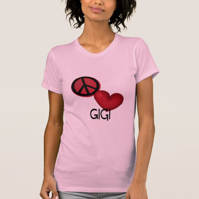 FriedensLiebe Gigi T-Shirt (Vorderseite)