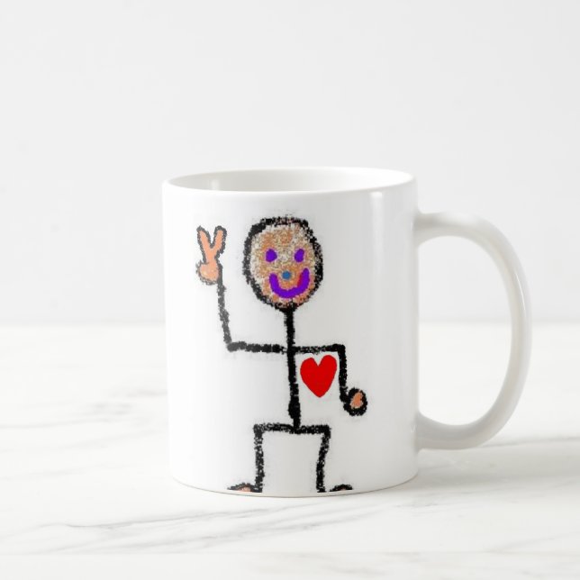 FriedensLiebe-Glück Tasse (Rechts)